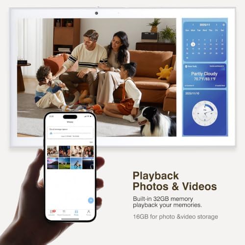 Digital Calendar with Video Calling & Split Screen, No Subscription, 15.6" - Image 5