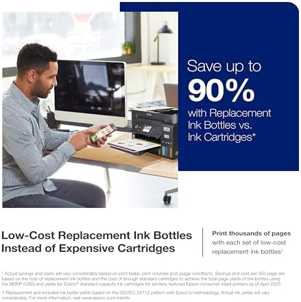 Epson EcoTank ET-4850 Wireless Color All-in-One Supertank Printer - White - Image 2