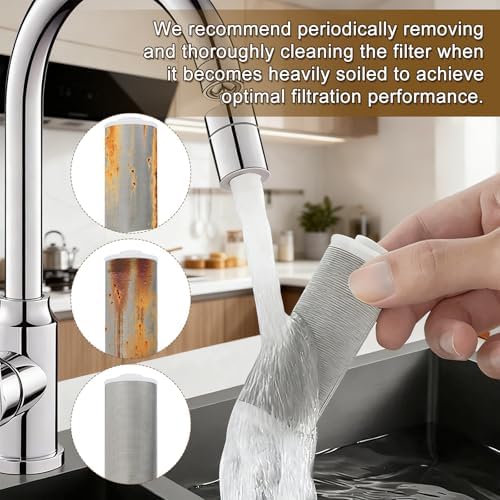 Reusable Sediment Water Filter for Water Heaters - Prevents Yellowing & Clogging, Efficiently Removes Dirt/Rust, Universal Fit for Home/Plumbing/RV - Image 6
