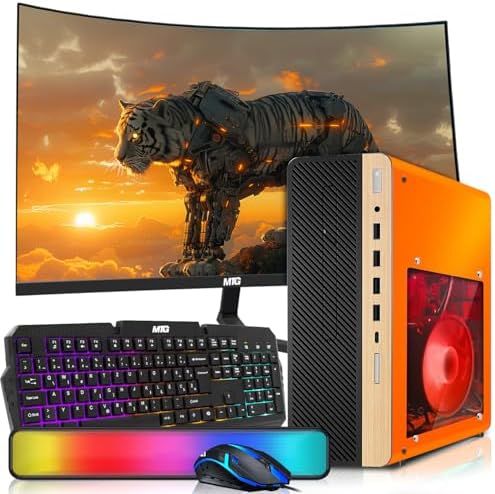 HP Half Light Desktop PC Phoenix AMD Ryzen 3 Pro, 16GB RAM, 1TB SSD Win 11 by Amazon+Renewed