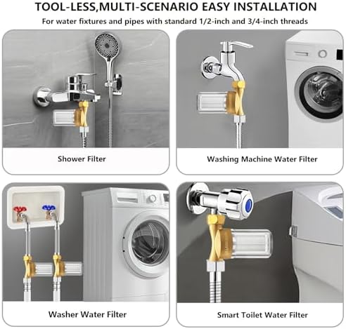 Reusable Brass Washer Wate Filter, Washing Machine Water Filter - Image 5