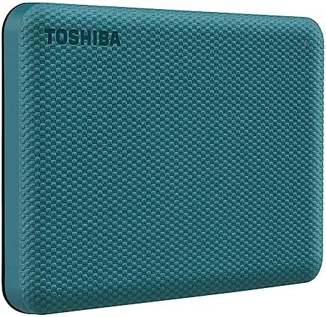 Toshiba Canvio Advance 1TB Portable External Hard Drive USB 3.0, Green - HDTCA10XG3AA, Backup 2.0 by Toshiba