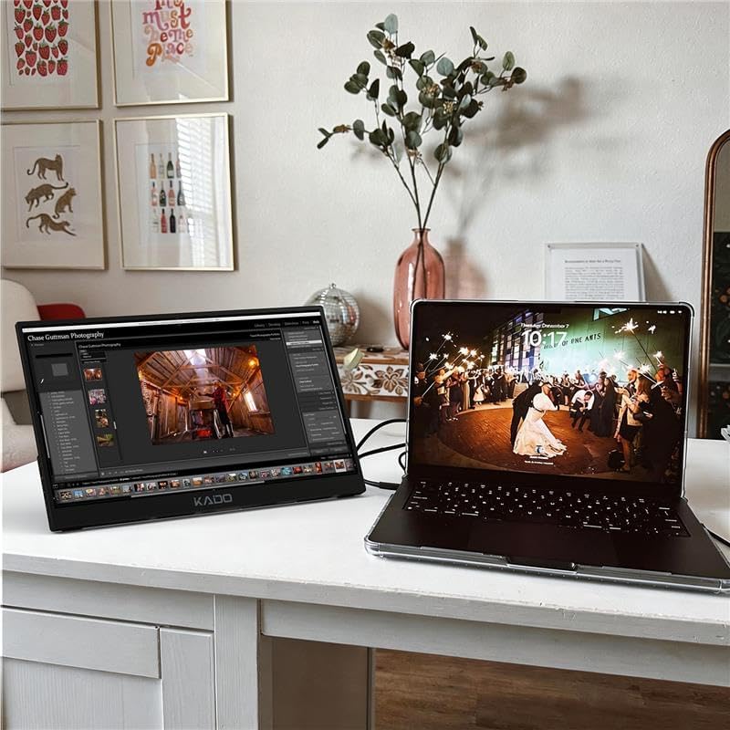 Kado 34" 3440x1440 21:9 Computer Monitor & 15.6" 1920x1080 Portable Monitor - Image 6