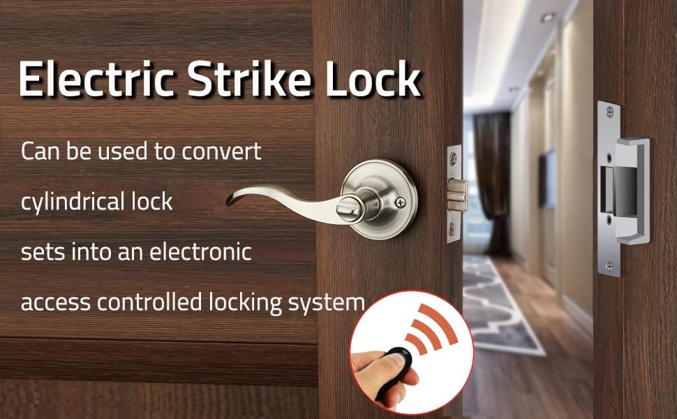 Smart Door Access Control Kit, Wi-Fi Tuya App, Adjustable Electric Strike - Image 5