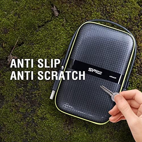 SP Silicon Power 2TB Rugged Portable External Hard Drive Armor A60 Shockproof USB 3.1 Gen1 for PC Mac Xbox and PS4 Black - Image 6