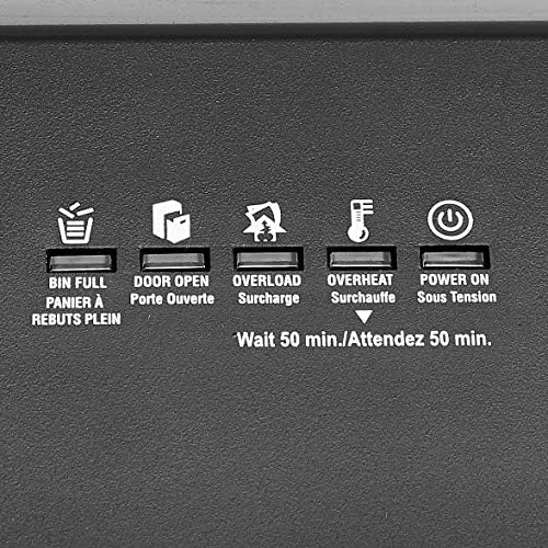 Amazon Basics 24-Sheet Cross Cut High Security Paper Shredder for Home Use, P-4 Security, CD and Credit Card Document Shredder with Pullout Basket, Black - Image 3