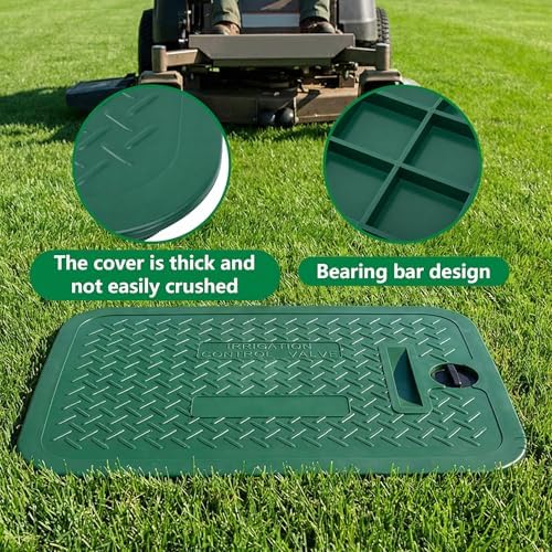 2 Pcs 12"x17" Irrigation Valve Box Cover, Sprinkler Valve Cover Replacement - Image 5
