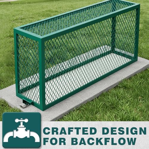Steel Backflow Preventer Security Cage Cover, 44 3/8'' Lx13 3/8'' Wx24'' H - Image 5