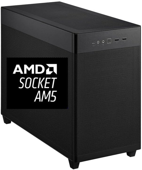 CPU Solutions Express 4K Video Editing PC, Editing Workstation - Ryzen 9 9900X, 5.6Ghz 12-Core, 64GB DDR5 RAM, 2TB NVMe SSD, Quadro RTX 2000ADA 16GB, Windows 11 Pro Computer Mini Tower by CPUSolutions