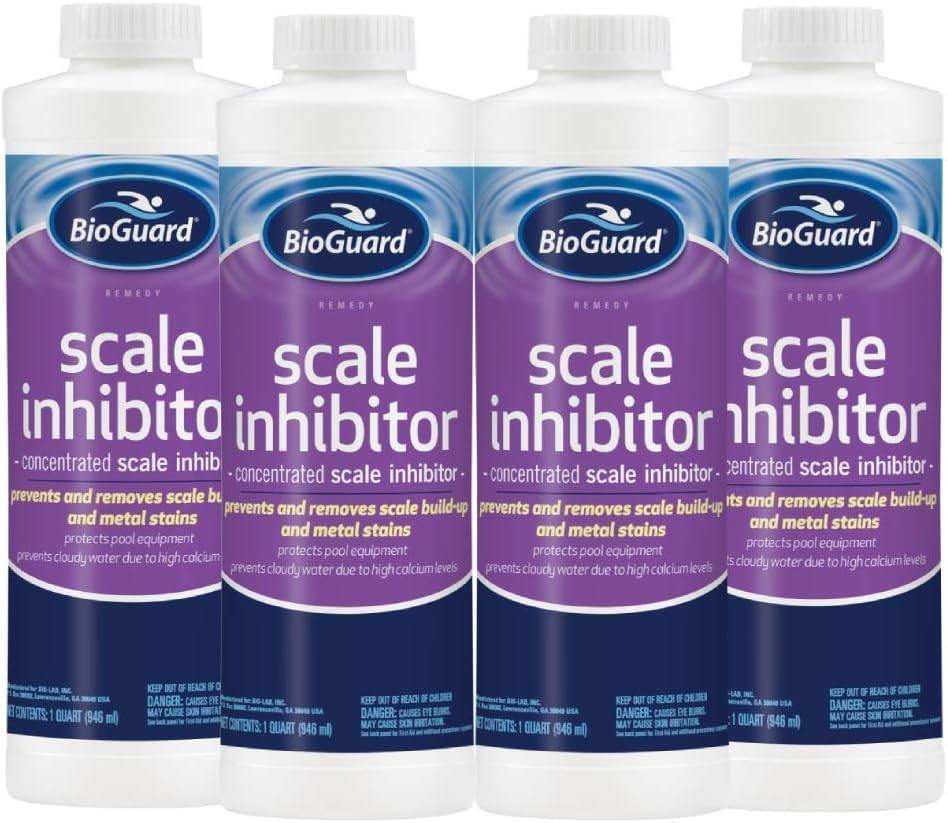 BioGuard Scale Inhibitor, 32 oz, 4 Pack by BioGuard