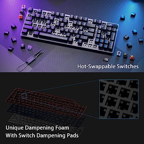ASUS ROG Strix Scope II 96 Wireless Mechanical Gaming Keyboard - Black - Image 4