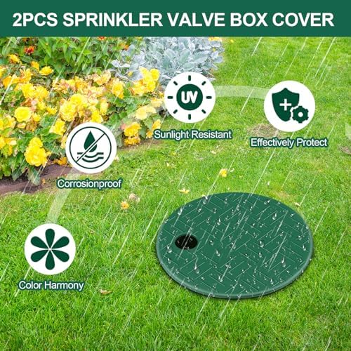 Dayker 2PCS Sprinkler Valve Box Cover, ID 5.5" OD 6" Valve Box Lid - Image 5