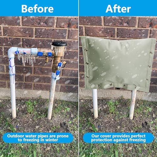 3-Way Opening Backflow Preventer Insulation Cover(5°F), 20" W x 16" H - Image 6