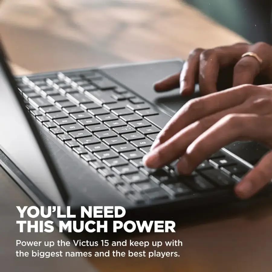 HP Victus FHD-Gaming-Laptop, 15.6" 144Hz RTX 3050 8 Cores Intel Core i5-13420H, 32GB RAM 1TB SSD,Wi-Fi 6 Long Battery Life Numeric Keypad, Backlit Keyboard Win 11 Pro w/GM Accessory - Image 6