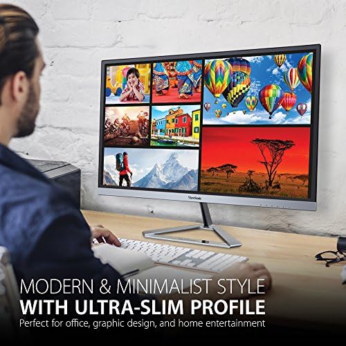 ViewSonic VX2476-SMHD 24 Inch 1080p Computer Monitor, IPS LED Display - Image 2