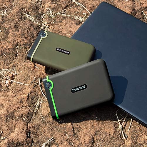 Transcend 1TB StoreJet 25M3 Rugged Portable HDD, One Touch Backup - Image 3