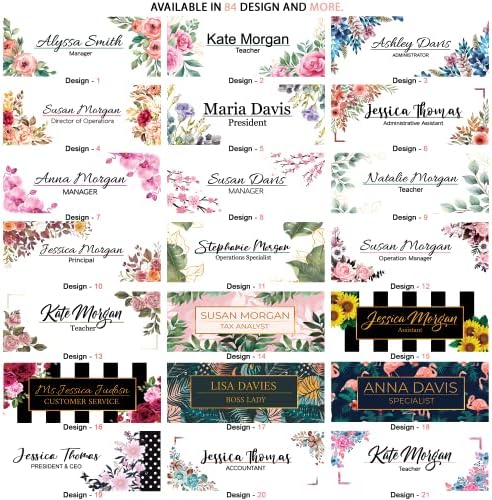Personalized Desk Name Plate Plaque | Unique Gift | Wood Holder | Office Decor | Teacher Name Plate | Sign | Artswave - Image 4