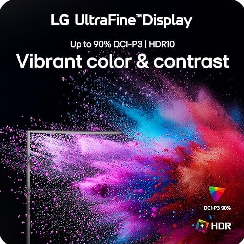 LG 32UR550K-B 32-inch Ultrafine 4K UHD (3840 x 2160) Computer Monitor, HDR10, 60Hz, HDMI, DisplayPort, Tilt/Height/Pivot Adjustable Stand, Black - Image 3