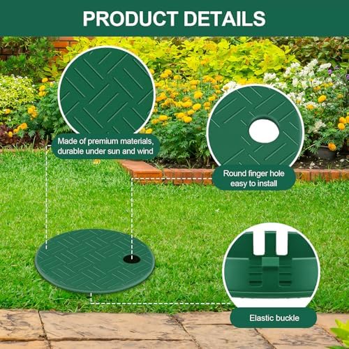 Dayker 2PCS Sprinkler Valve Box Cover, ID 5.5" OD 6" Valve Box Lid - Image 3