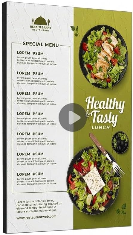 55" Digital Signage Display 1000-Nit 4K UHD Commercial Screen by Canlarriz