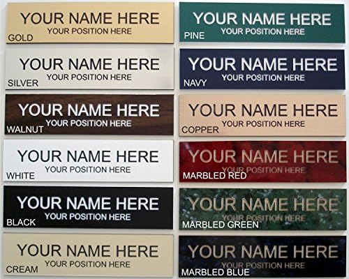 Lasercrafting Name Plate Choose Color 8 Inch 10 inch 12 inch Laser Engraved by Lasercrafting