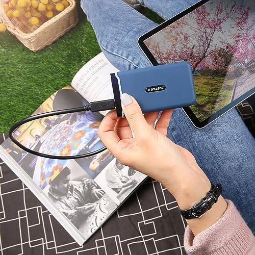Transcend TS1TESD370C 1TB USB 3.1 Gen 2 USB Type-C ESD370C Portable, Rugged Solid State Drive - Image 4