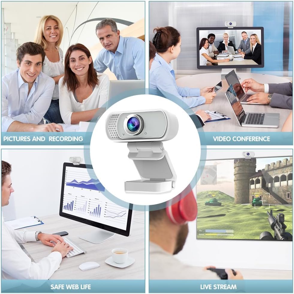 USB c Webcam with Microphone,1080P HD Web Camera for Computer PC Laptop - Image 7
