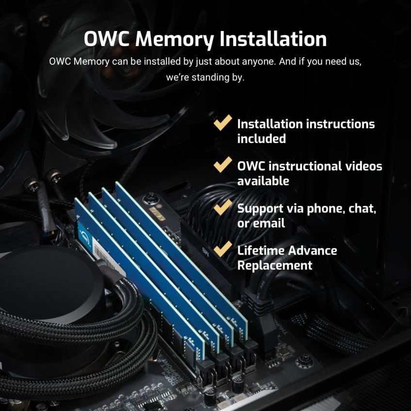 OWC 64GB (4x16GB) DDR3 1600MHz Non-ECC DIMM 1.5V 240-pin Memory RAM - Image 4